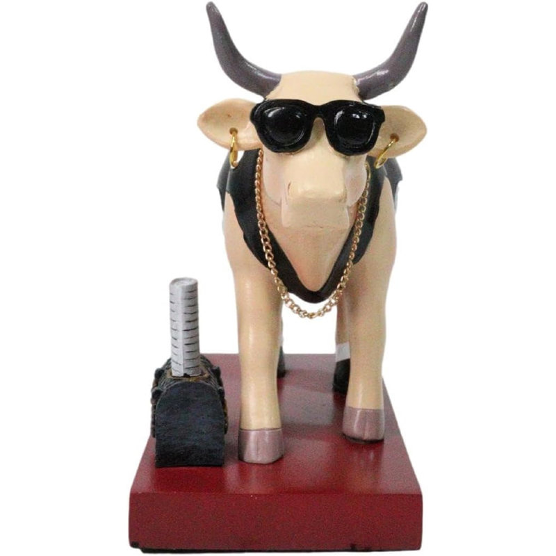 Mercer41 Cow Parade Diva Goddess Of Fashion A Bull With Purse